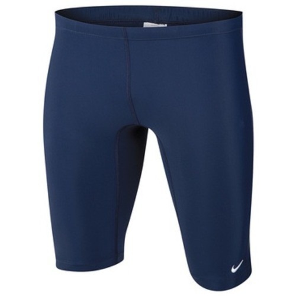 Nike Mens L 34 Swim Jammer Swimsuit Performance Competitive Triathlon Blue NWT